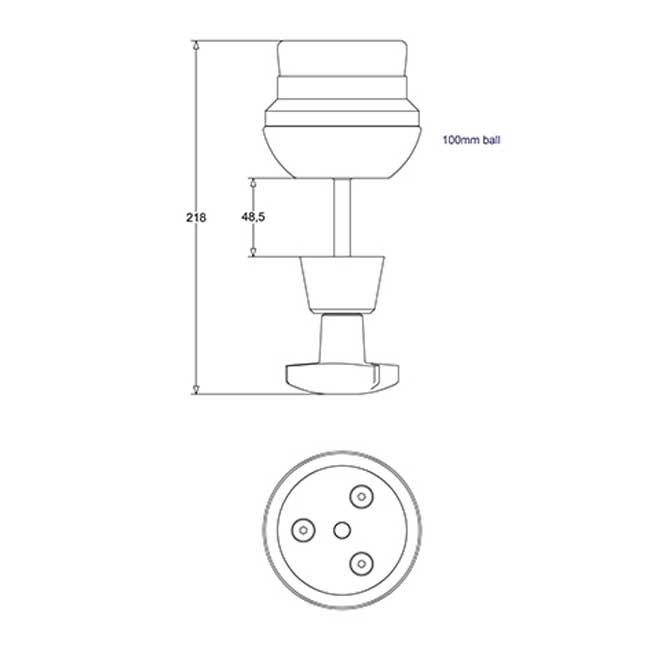 2241-0_MovieTech_Tripod_Adapter_from_ball_100mm_to_Euro_Zeichnung_650x650